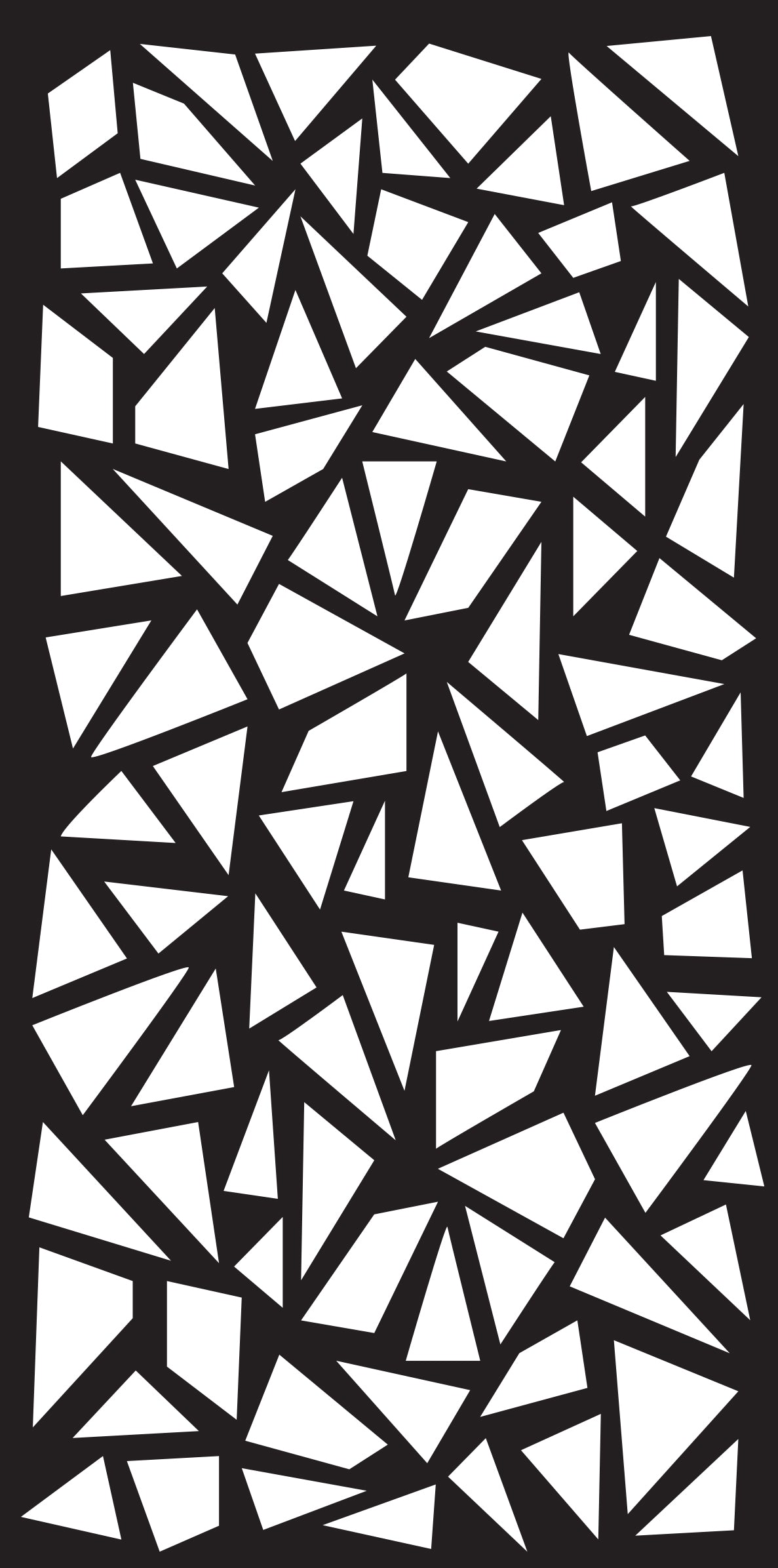 Creative Expressions Broken Glass DL Stencil 4 in x 8 in (10.0 x 20.3 cm)-5
