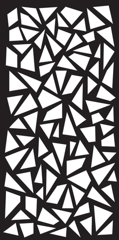 Creative Expressions Broken Glass DL Stencil 4 in x 8 in (10.0 x 20.3 cm)-5