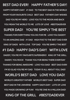 Creative Expressions Wordies Sentiment Sheets Best Dad Pk 4 6 in x 8 in-3