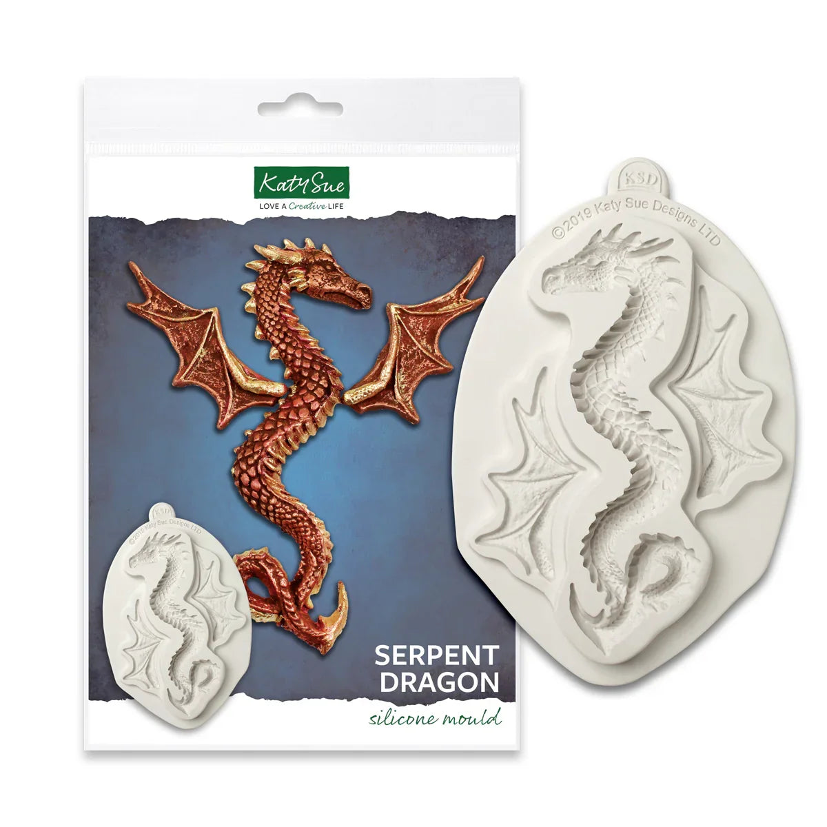 Serpent Dragon Silicone Mould-2
