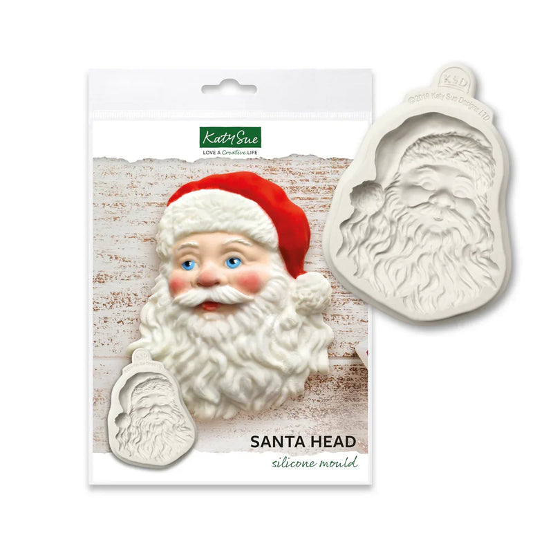 Santa Head Silicone Mould-2