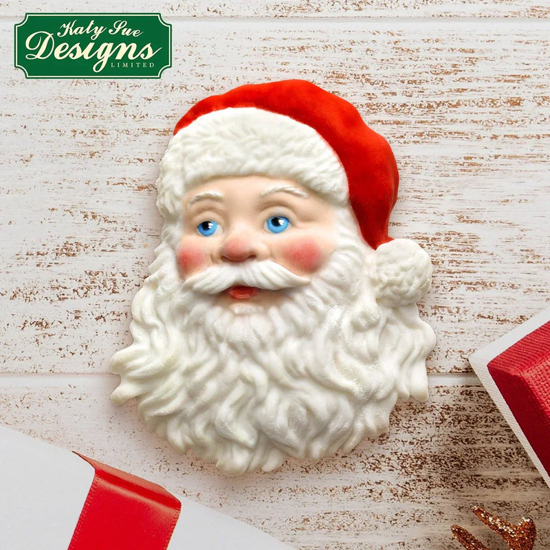 Santa Head Silicone Mould-4