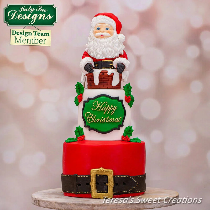 Santa Head Silicone Mould-7