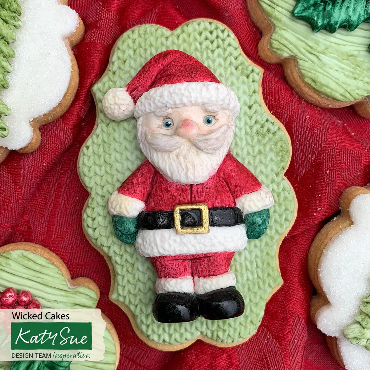 Santa Claus Silicone Mould-3