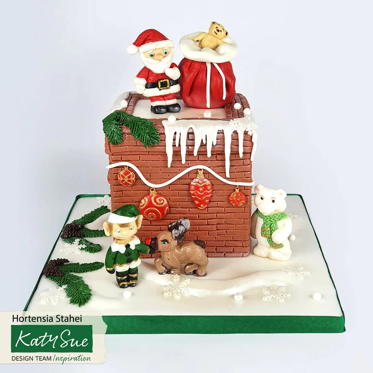 Santa Claus Silicone Mould-7