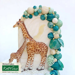 Giraffe Mother and Baby Silicone Mould-5