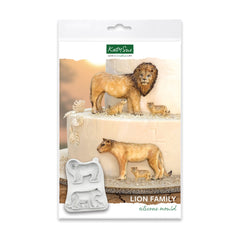 Moule en silicone Famille Lion-1