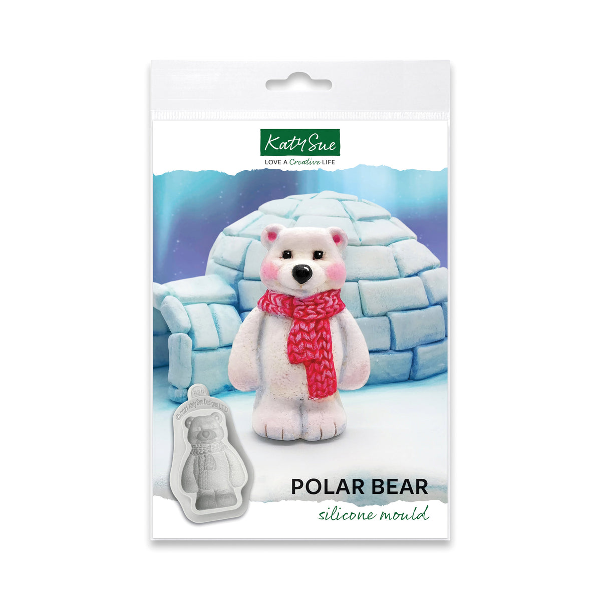 Molde de silicona de oso polar