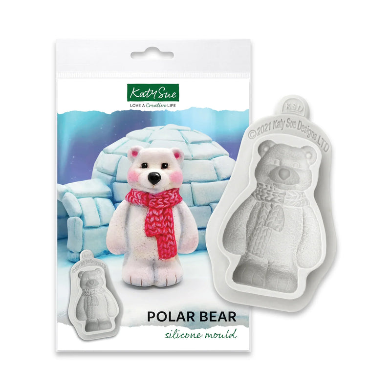 Molde de silicona de oso polar-2