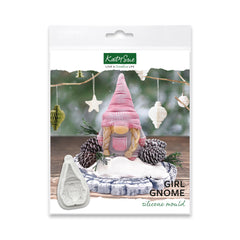 Girl Gnome Silicone Mould-1