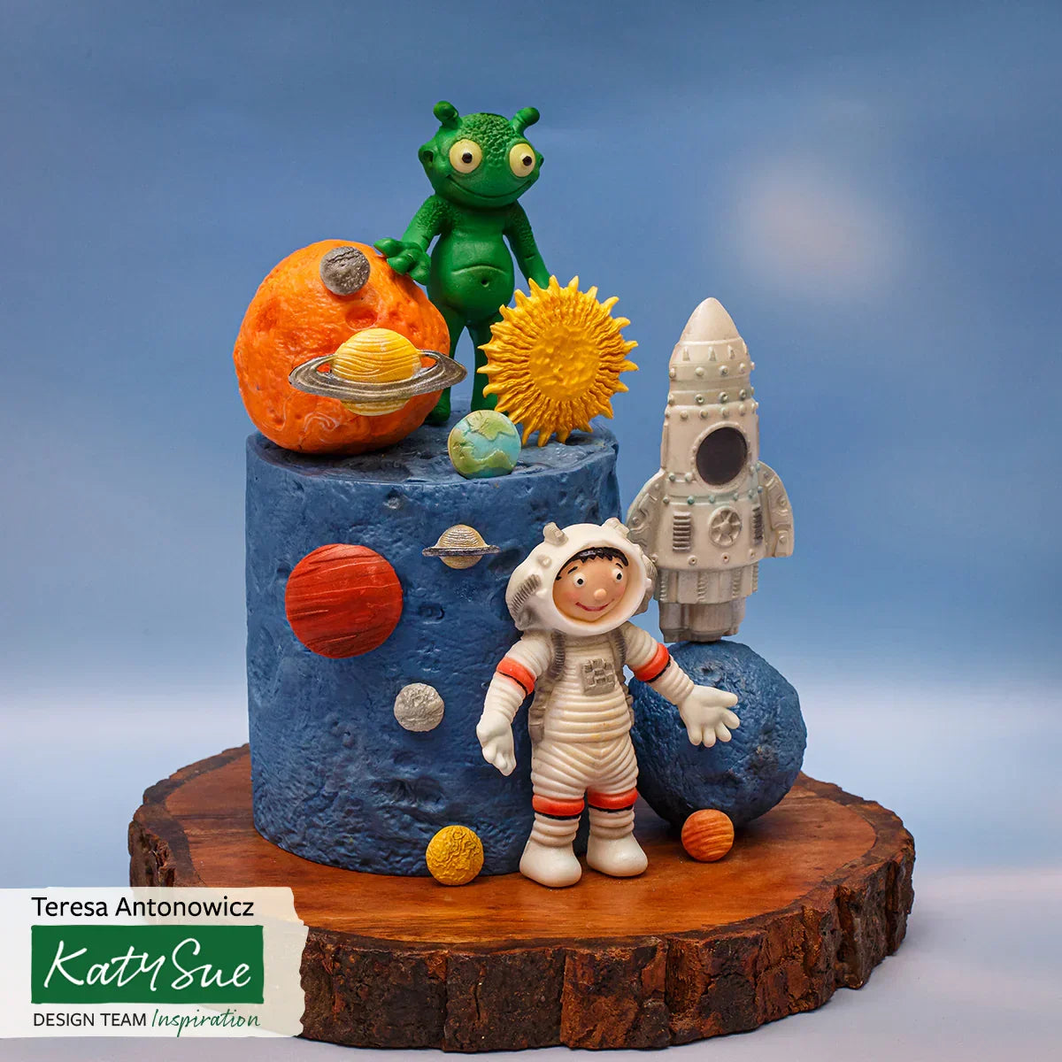 Molde de silicona de astronauta-3