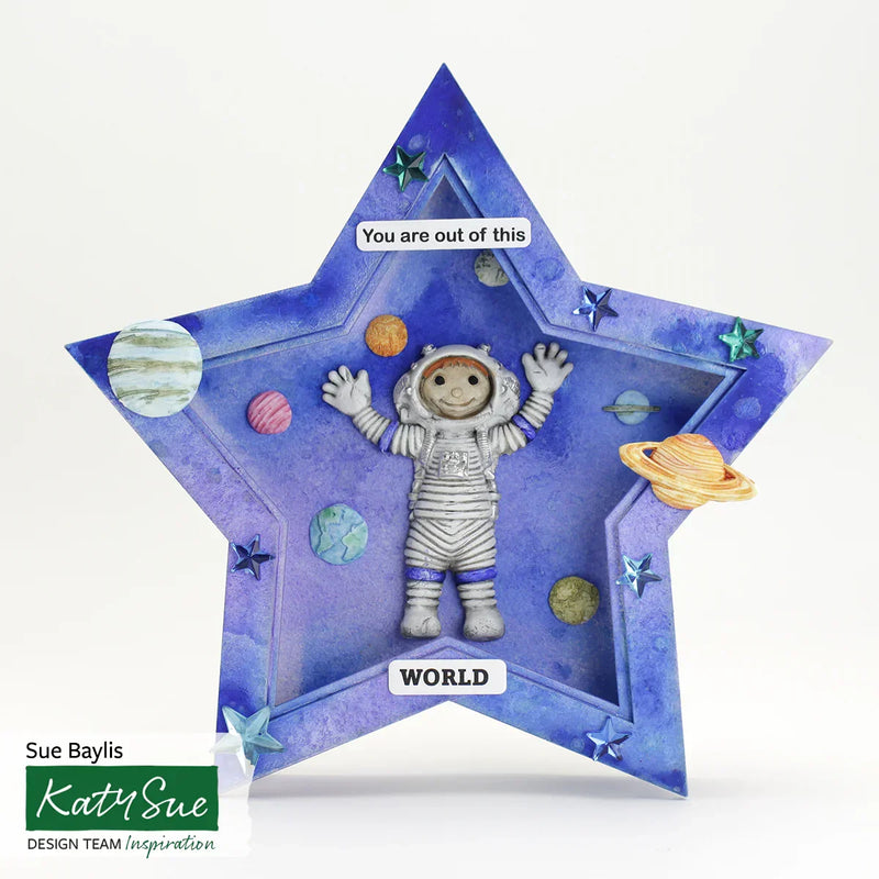 Molde de silicona de astronauta-8