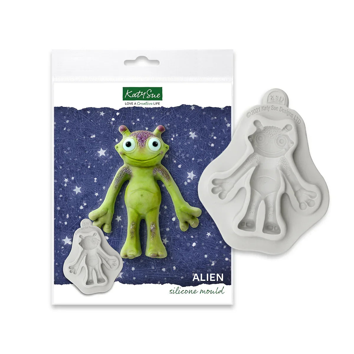 Molde de silicona de alienígena-2
