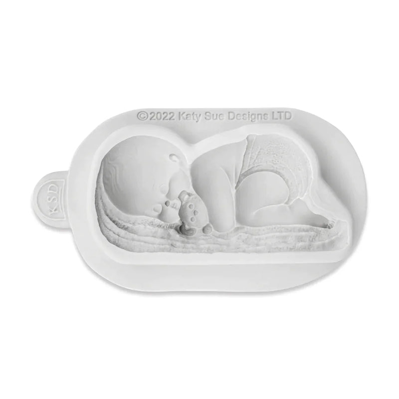 Moule en silicone Bébé sur couverture-3