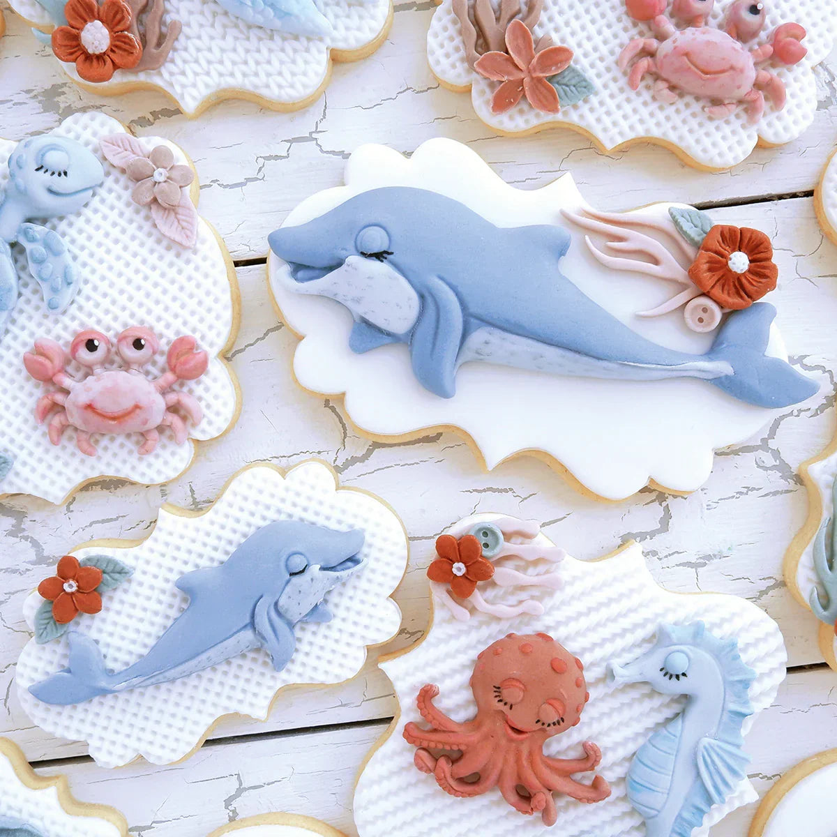 Dolphins Silicone Mould-5