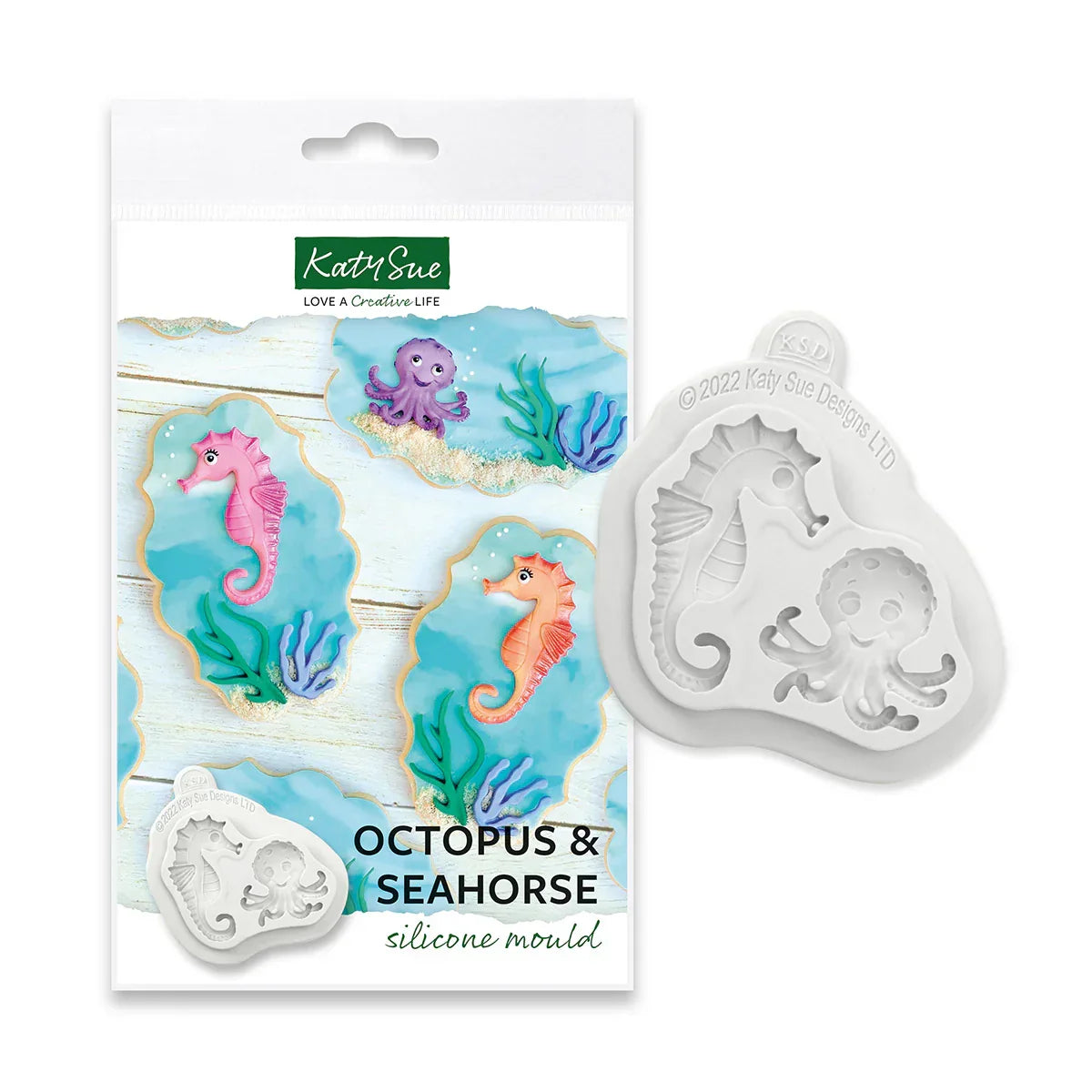 Octopus and Seahorse Silicone Mould-2