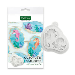 Octopus and Seahorse Silicone Mould-2