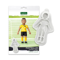 Footballer Posable Arms Silicone Mould-2