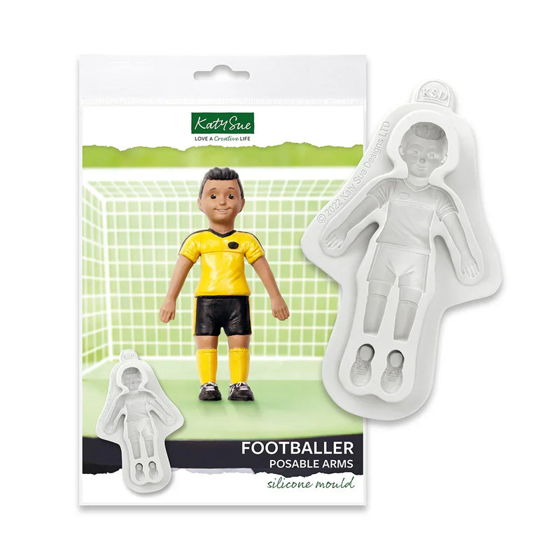 Footballer Posable Arms Silicone Mould-2