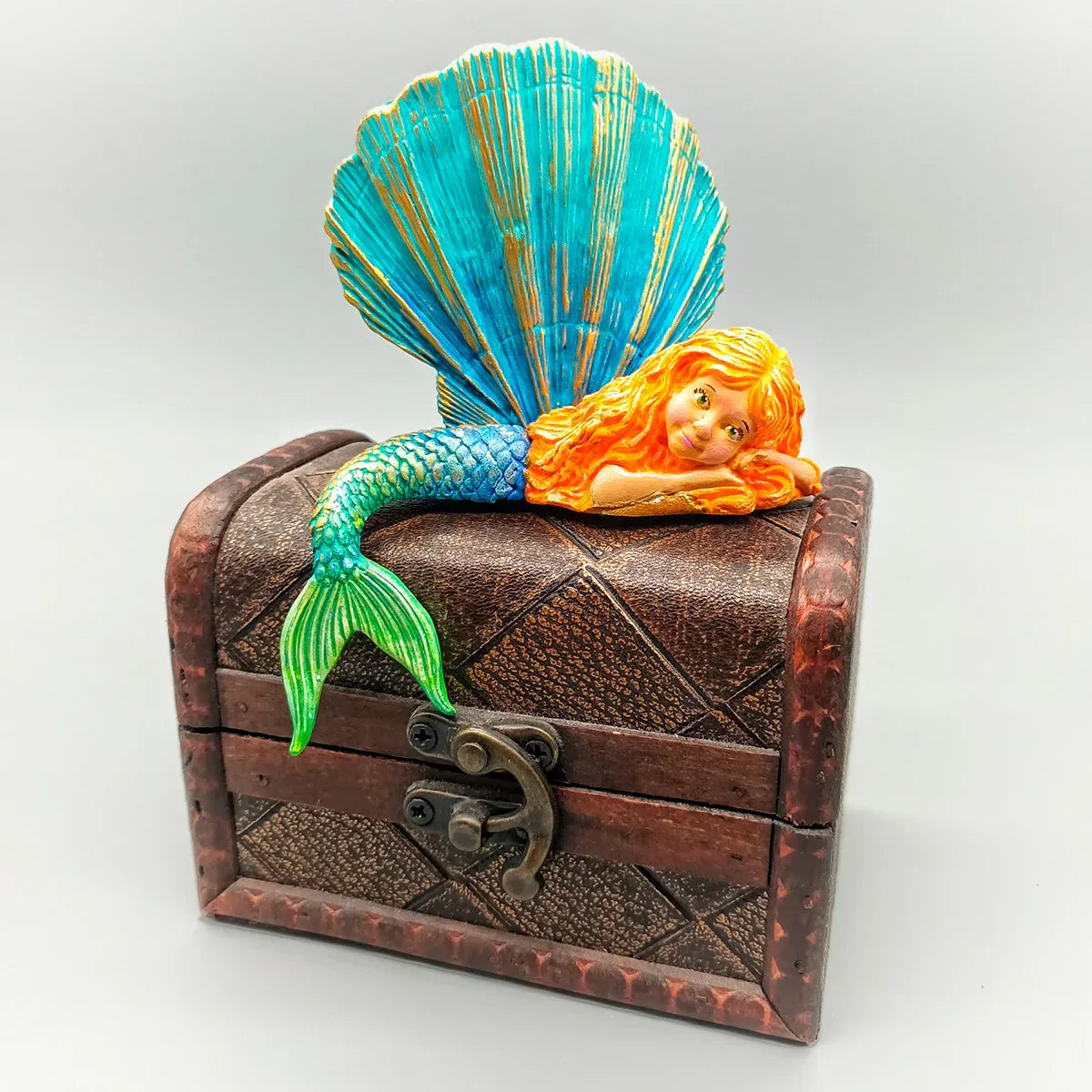 Molde de silicona de sirena 3D-5