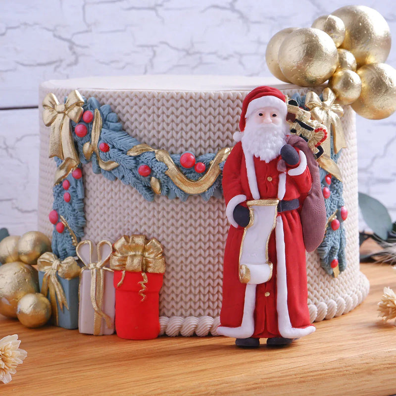 Father Christmas Silicone Mould-8