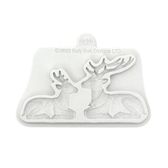 Sitting Reindeer Silicone Mould-3