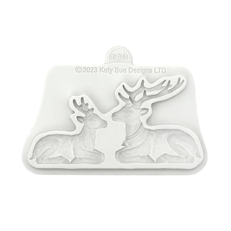 Sitting Reindeer Silicone Mould-3