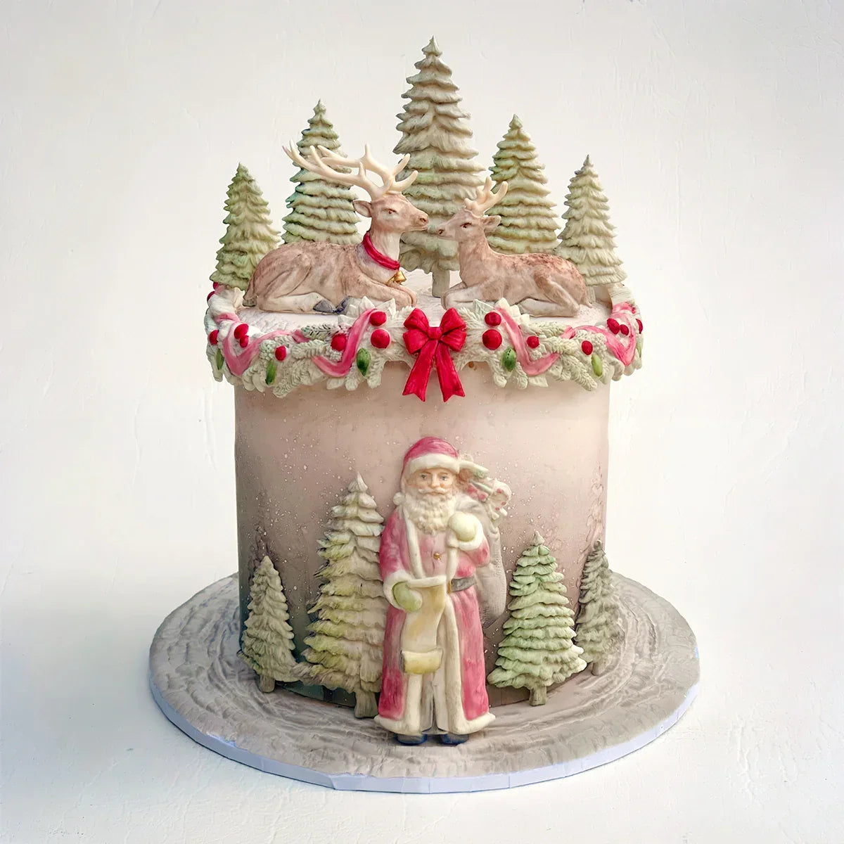 Sitting Reindeer Silicone Mould-4