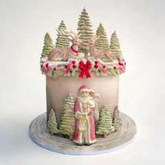 Sitting Reindeer Silicone Mould-4