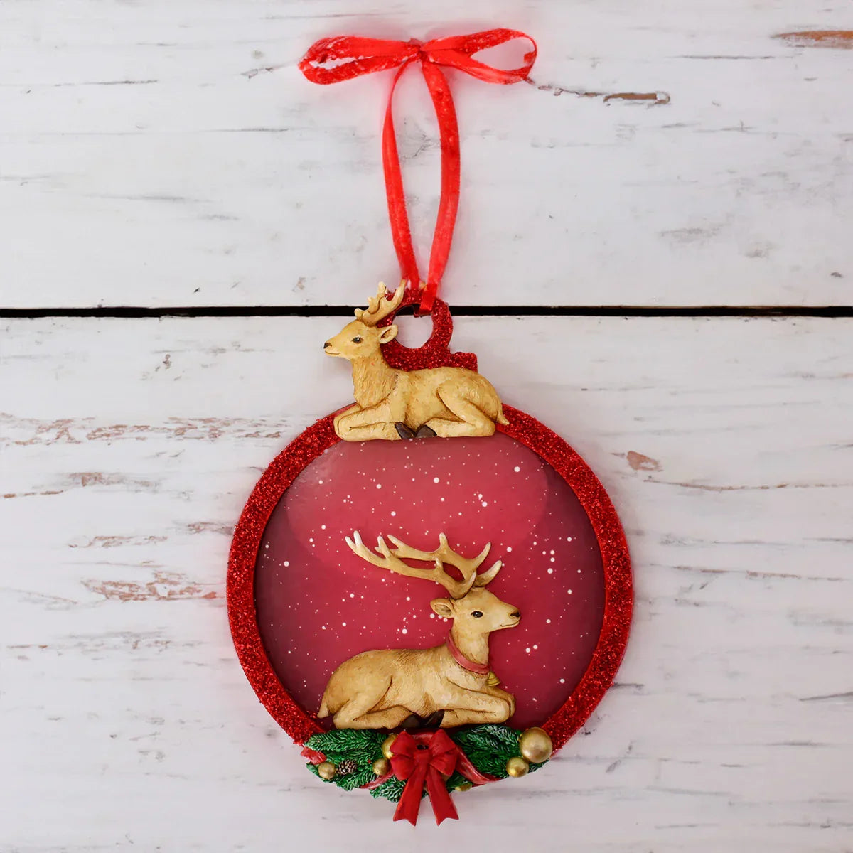 Sitting Reindeer Silicone Mould-5
