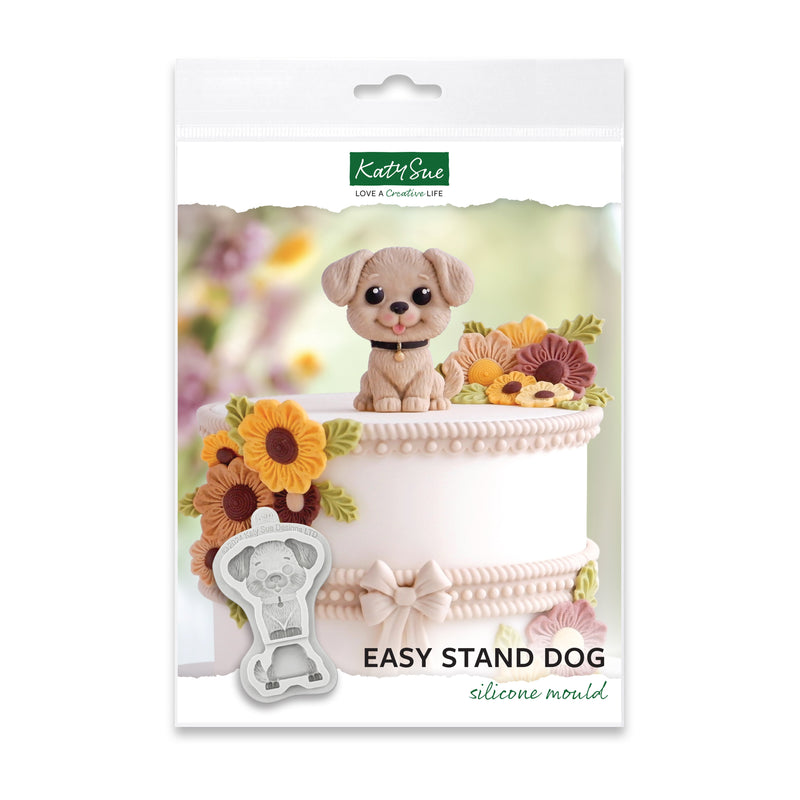 Katy Sue Easy Stand Dog Silicone Mould-1
