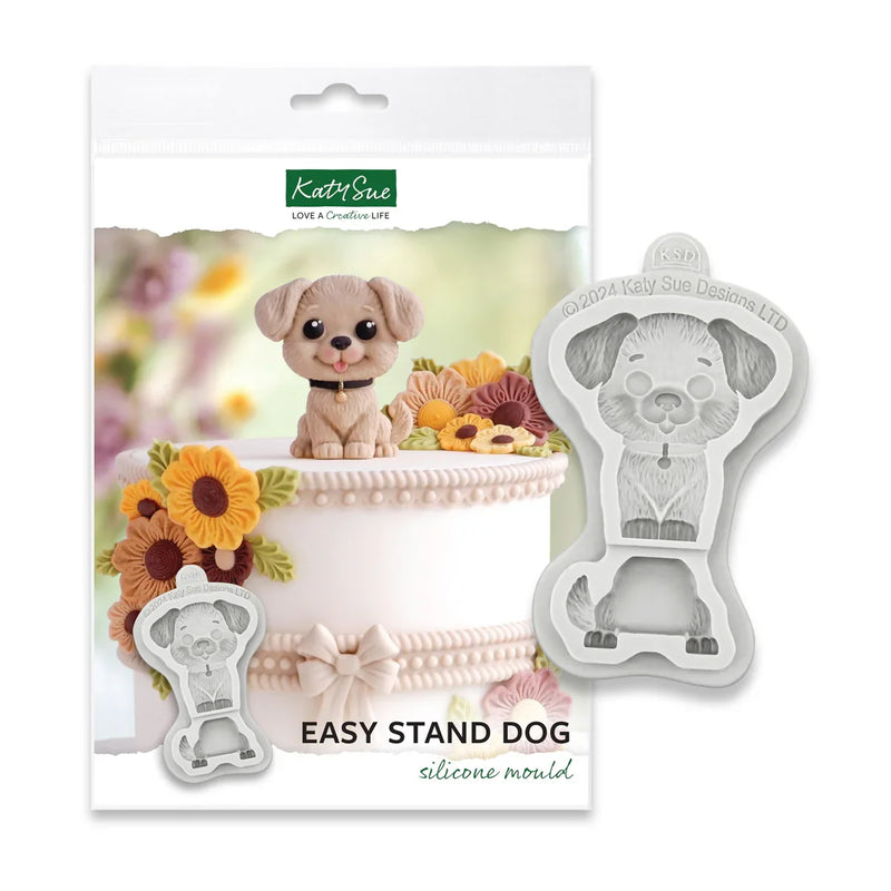 Katy Sue Easy Stand Dog Silicone Mould-2