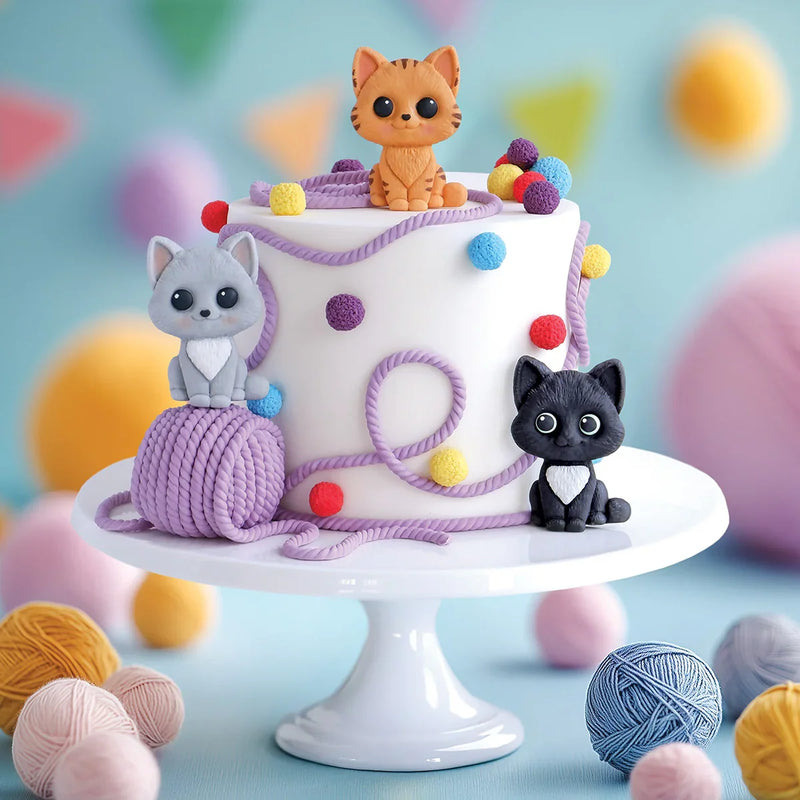 Katy Sue Easy Stand Cat Silicone Mould-4