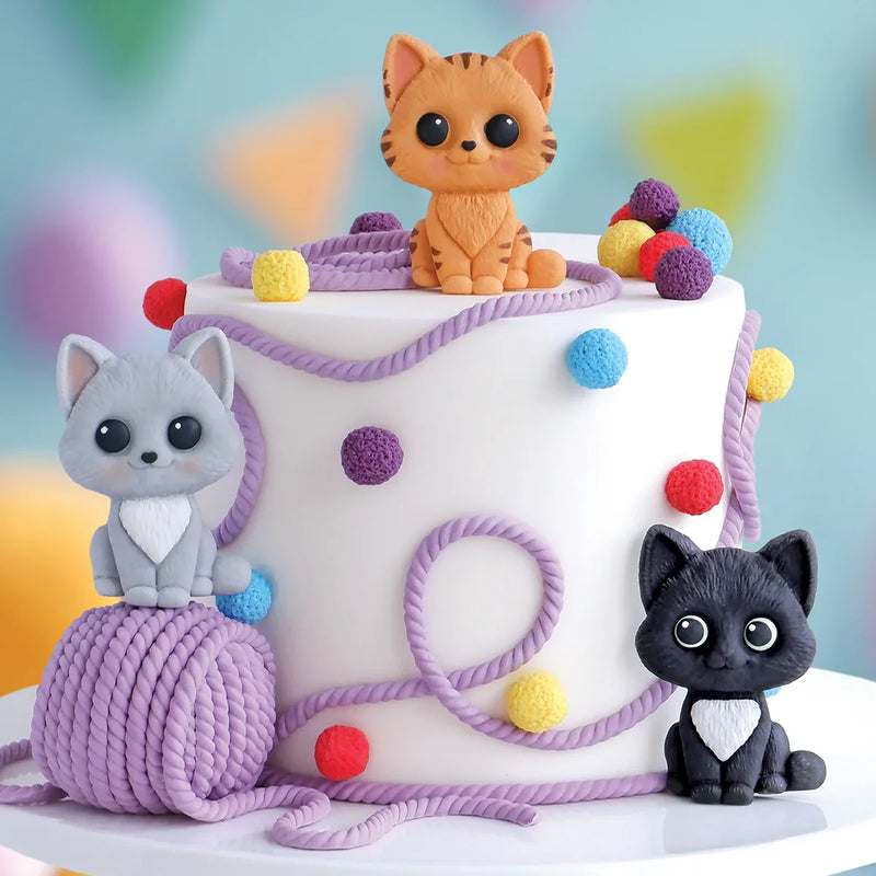Katy Sue Easy Stand Cat Silicone Mould-5