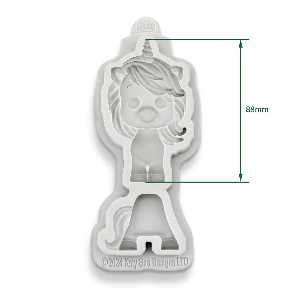 Katy Sue Easy Stand Unicorn Silicone Mould-3