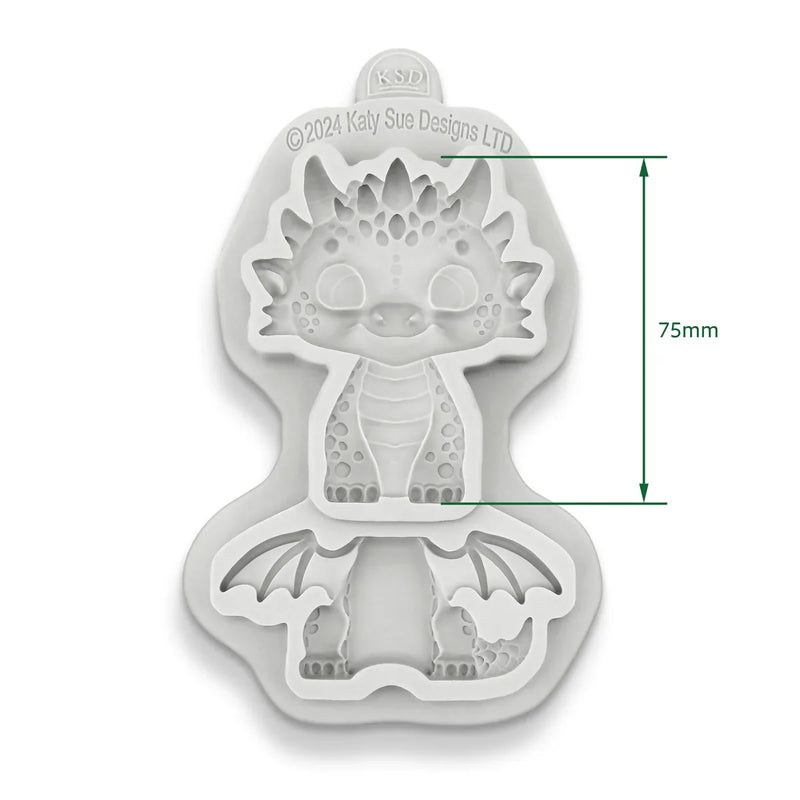 Katy Sue Easy Stand Dragon Silicone Mould-3