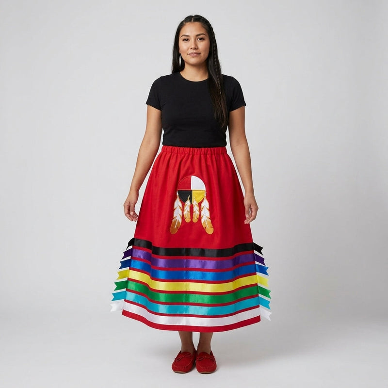 Four direction Ribbon Skirt-3