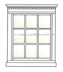 Frog's Whiskers Ink Stamp - Window-1