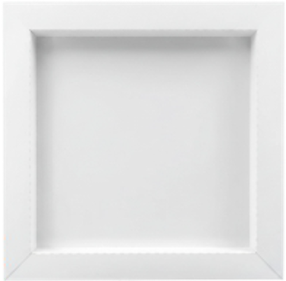 CrafTreat 3D Fold Shapes - Shadow Box White - Square 4pcs-2