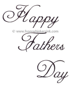 Frog's Whiskers Ink Stamp - Happy Father's Day-1