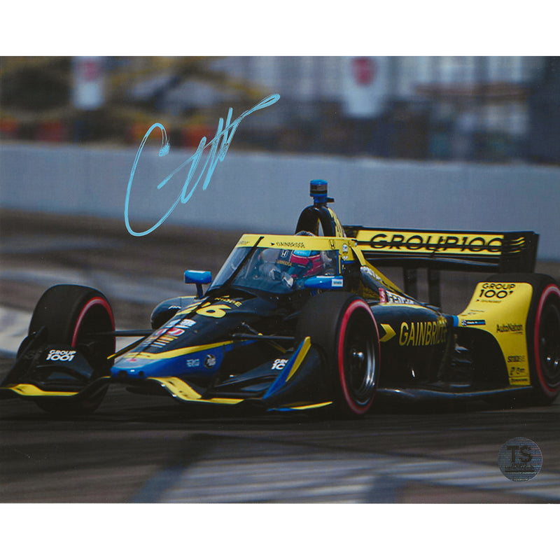Colton Herta Autographed IndyCar 8x10 Photo *As Is*-1