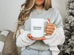 Christmas Obsessed | 15oz Ceramic Coffee Mug-1