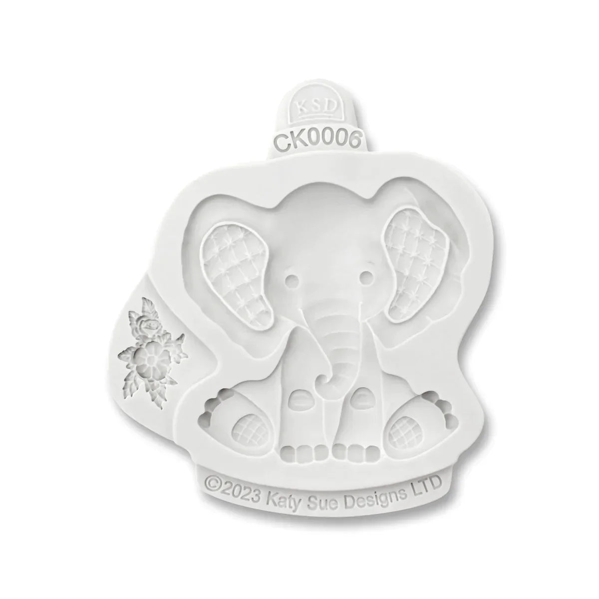 Molde de silicona de elefante Sweet Safari-3