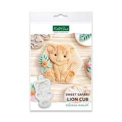 Sweet Safari Lion Cub Silicone Mould-1