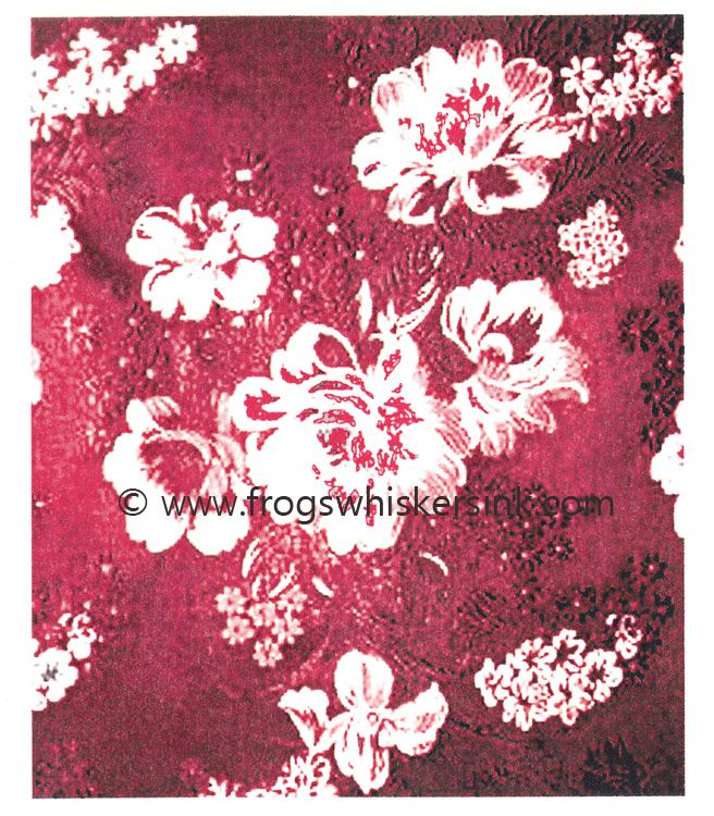 Frog's Whiskers Ink Stamps - Rose Brocade-1