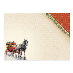 A Christmas Carriage Luxury Topper Set-3