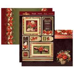 Perfect Poinsettia Luxury Topper Set-1