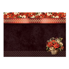 Perfect Poinsettia Luxury Topper Set-3