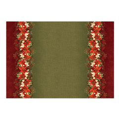 Perfect Poinsettia Luxury Topper Set-4