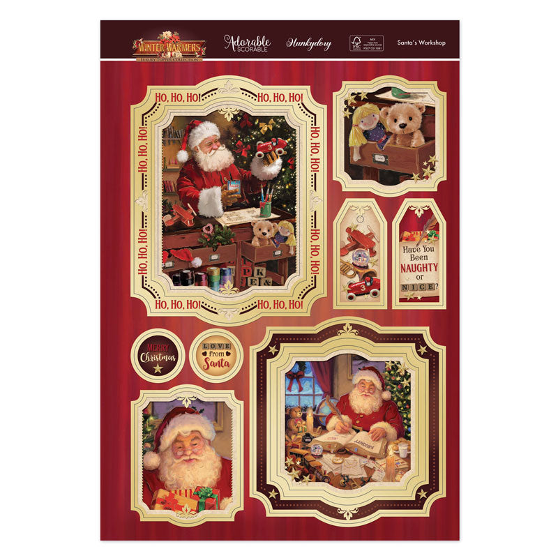 Le Père Noël : L'Atelier de Luxe – Kit de Décorations-2